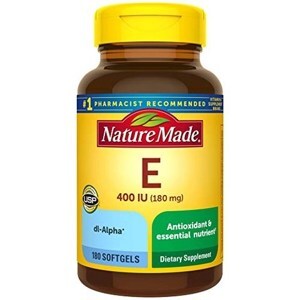 Vitamin E 400 iu Nature Made 180 viên