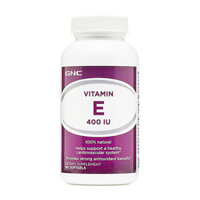 Vitamin E 400IU GNC 100 viên – Viên uống chống lão hóa