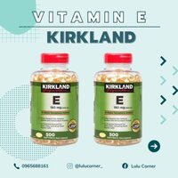 Vitamin E 400IU Kirkland - 500 viên của Mỹ
