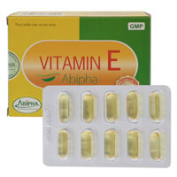 Vitamin E Abipha hỗ trợ chống oxy hóa và hạn chế lão hóa da, bảo vệ da
