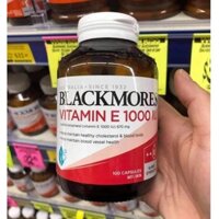 Vitamin E Blackmores 1000iu lọ 100 viên