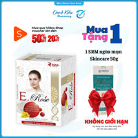 Vitamin E đỏ E.Rose Rhino 400IU 30 viên Chống oxy hoá, bảo vệ và hỗ trợ làm đẹp da