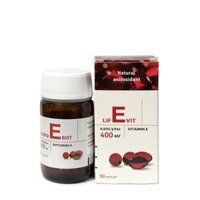 Vitamin E đỏ Lifevit 400IU của Nga (30 viên)