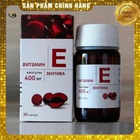 Vitamin E Đỏ Zentiva 400mg Hộp 30 Viên Chính Hãng Của Nga