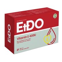 VITAMIN  E EtDo  Hộp 3 vỉ*10 viên- Chống oxy hoá