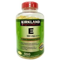 Vitamin e Kirkland 500 viên - Viên uống trắng da ❤️CHÍNH HÃNG👍Vitamin e 400 hỗ trợ làm đẹp da