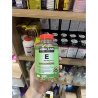 Vitamin E KIRKLAND MỸ 500V - Hỗ trợ làm đẹp da