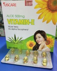 Vitamin E lô hội Aloe Vera 500mg ( 10 viên/ vỉ)