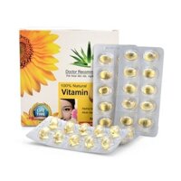 VITAMIN  E NHA ĐAM  400IU - Hộp 100 viên nang mềm -Tinh dầu lô hội làm đẹp da, chống lão hóa, ngừa nếp nhăn, Vinaphar
