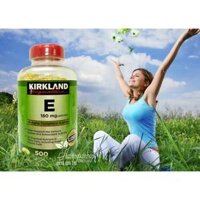 Vitamin E Thiên Nhiên 400 I.U Kirkland Signature 500 Viên