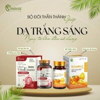 Vitamin e Vita E Nano 8000 , đẹp da, cải thiện nội tiết dưỡng trắng sáng da chống oxy hoá sạm da
