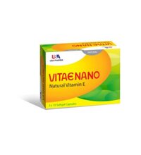 Vitamin E400 Nano - Uống Hoặc Bôi - Đẹp Da Sáng Da Nguyên Liệu Nhập Khẩu Mỹ - Natural Vitamin E Vitae Nano - Hộp 30 Viên