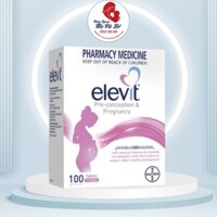 Vitamin ELEVIT tổng hợp Bầu Úc bổ sung Vitamin C, D3, Axit Folic (100 viên) [Date 9/2025]