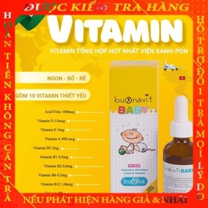 Vitamin giúp trẻ ăn ngon, giảm biếng ăn Buonavit baby