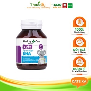 Vitamin Healthy Care Kids High DHA - 60 viên, cho trẻ từ 4 tháng tuổi