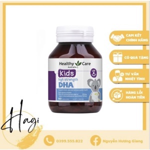 Vitamin Healthy Care Kids High DHA - 60 viên, cho trẻ từ 4 tháng tuổi