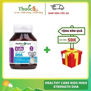 Vitamin Healthy Care Kids High DHA - 60 viên, cho trẻ từ 4 tháng tuổi