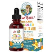 Vitamin hữu cơ dạng lỏng cho bé Mary Ruth’s Organic Multivitamin with Iron for Toddlers Liquid Drops