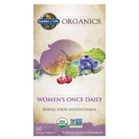 Vitamin Hữu Cơ Thực Vật Chuyên Cho Phụ Nữ Từ 40 Tuổi Garden Of Life Women's Multi 40+, Mykind Multivitamin 120v