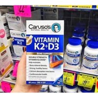 Vitamin K2+D3 - Carusos Natural Health Vitamin K2+D3 60 Capsules