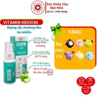 Vitamin Keovon K2 Mk7 Dạng Xịt Giúp Hấp Thu Chuyển Hóa Tối Đa Canxi Cho Bé Từ Sơ Sinh