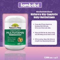 Vitamin Nature's Way Complete Daily Multivitamin Úc