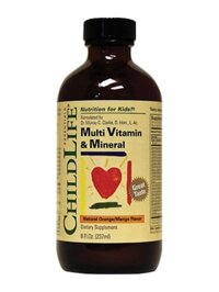 Vitamin nước tổng hợp CHILDLIFE Multi Vitamin & Mineral 237mL
