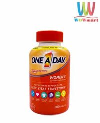 Vitamin One A Day cho nữ One A Day Women’s Multivitamin 200 viên