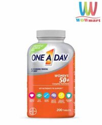 Vitamin One A Day cho phụ nữ trên 50 tuổi One A Day Women’s 50+ Multivitamin 200 viên