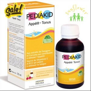 Vitamin PediaKid Tonus cho trẻ biếng ăn - 125ml