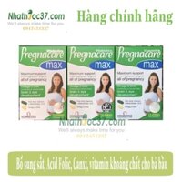 Vitamin Pregnacare Max 84 Viên bổ sung sắt, canxi, acid folic, Dha cùng các vitamin khoáng chất thiết yếu cho bà bầu