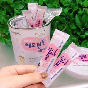 Vitamin sắt ildong hemotintin kích thích ăn ngon hộp 60 gói