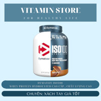 (VITAMIN STORE) DYMATIZE ISO100 - WHEY PROTEIN HYDROLYZED CAO CẤP , CHẤT LƯỢNG CAO 5LBS
