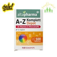 Vitamin tổng hợp A-Z Depot Multivitamin Altapharma 100 viên của Đức