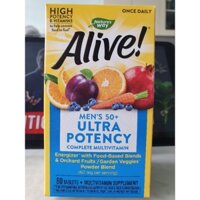 Vitamin tổng hợp Alive Ultra Potency Men 50+ 60 Viên