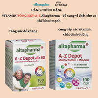 Vitamin Tổng Hợp  Altapharma A-Z hàng Đức 100v hàng sẵn date xa