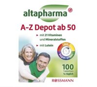 Vitamin tổng hợp Altapharma A-Z depot ab 50, cho người từ 50 tuổi trở đi, 100 viên