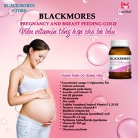 Vitamin tổng hợp bầu chăm sóc sức khỏe thai nhi và sản phụ Blackmores Pregnancy and Breast Feeding Gold