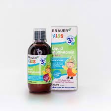 Vitamin tổng hợp Brauer Kids Liquid Multivitamin with Iron