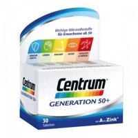 Vitamin tổng hợp Centrum Generation 50+ A bis Zink, 30 viên