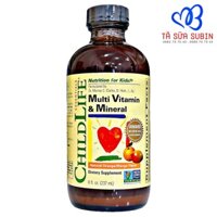 Vitamin Tổng Hợp Childlife Multi Vitamin And Mineral Mỹ 237ml Bé 6 tháng