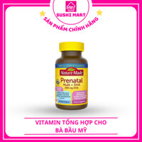 Vitamin tổng hợp cho bà bầu Mỹ Nature Made Prenatal Multi DHA 150 viên, tăng cường dưỡng chất cho mẹ và bé khỏe mạnh