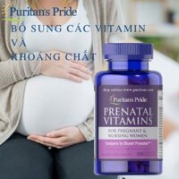 Vitamin tổng hợp cho bà bầu, dinh dưỡng cho phụ nữ mang thai và sau sinh Prenatal Vitamins (HSD: 01/22)
