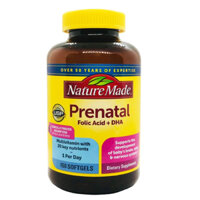 Vitamin tổng hợp cho bà bầu Nature Made Prenatal Folic + DHA hộp 150 viên Extaste