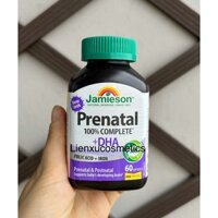 Vitamin tổng hợp cho bà bầu Jamieson Prenatal Complete with DHA, hộp 60 viên softgels