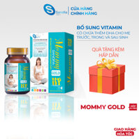 Vitamin tổng hợp cho bà bầu Mommy Xanh Gold Sanofia Lọ 30 viên bổ sung vitamin và khoáng chất