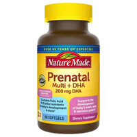 Vitamin Tổng Hợp Cho Bà Bầu Nature Made Prenatal Multi + DHA Của Mỹ - 150 viên