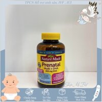 Vitamin Tổng Hợp Cho Bà Bầu Nature Made Prenatal Multi +DHA 150 Viên