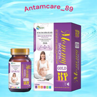 Vitamin tổng hợp cho bà bầu Mommy Gold Sanofia (Tím) - Giúp bà bầu khỏe mạnh, thai nhi phát triển toàn diện- Hộp 30 viên