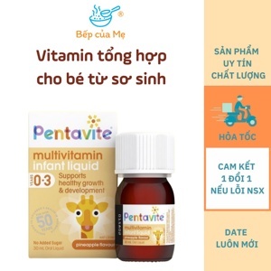 Vitamin tổng hợp cho bé 0-3 tuổi Pentavite 30ml